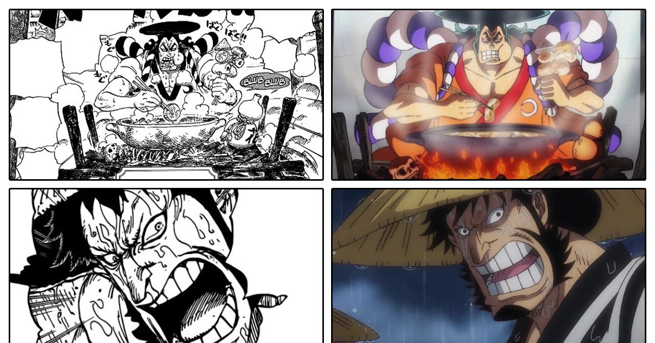 One Piece Comparacao Anime X Manga Do Episodio 960