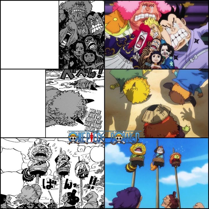 One Piece  Comparação Anime x Mangá do episódio 963