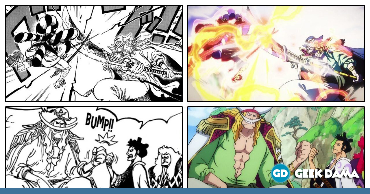 One Piece Comparacao Anime X Manga Do Episodio 963