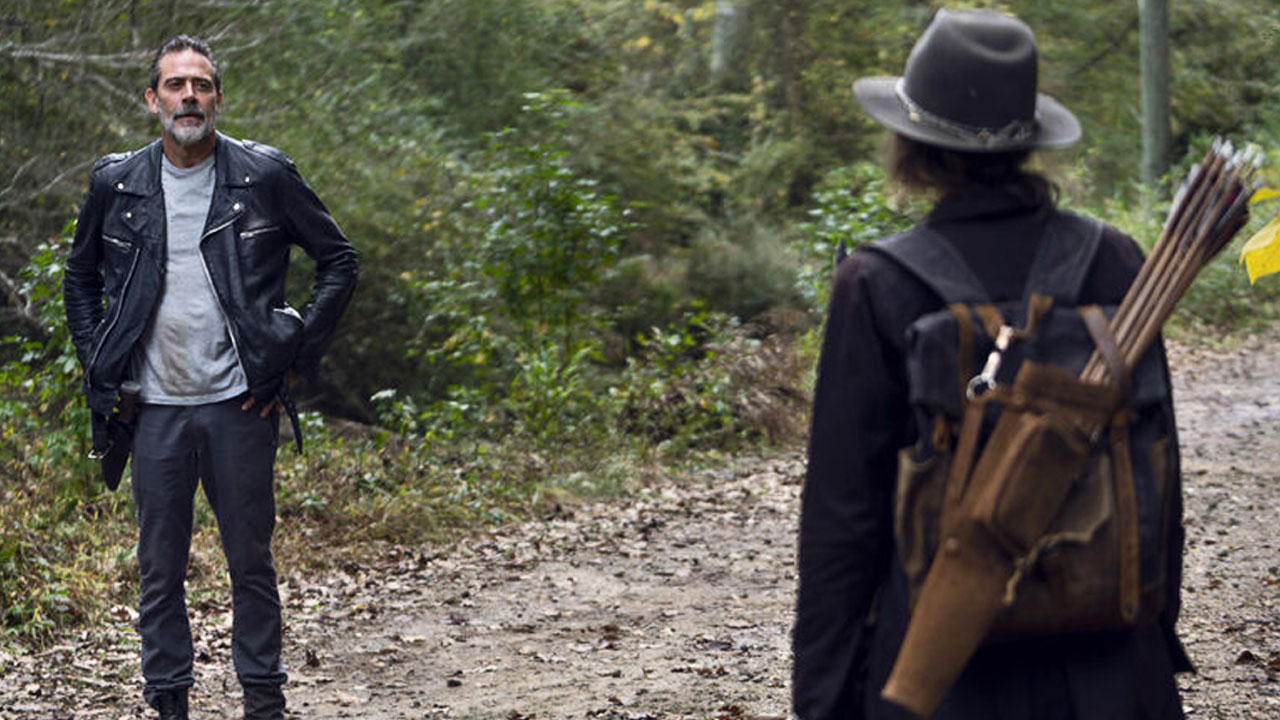 Maggie encontra Negan no 17º episódio da 10ª temporada de The Walking Dead.