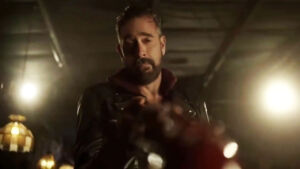 Negan (Jeffrey Dean Morgan) no 22º episódio da 10ª temporada de The Walking Dead (S10E22 - 