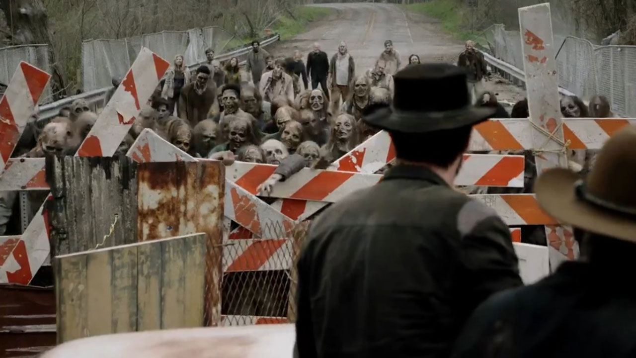 John Dorie e Morgan Jones encaram zumbis em novo vídeo promocional da segunda parte da 6ª temporada de Fear The Walking Dead.