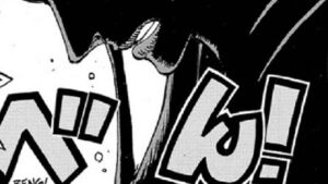 One Piece | Silhueta misteriosa ajuda os Bainhas Vermelhas no final do capítulo 1004 do mangá.
