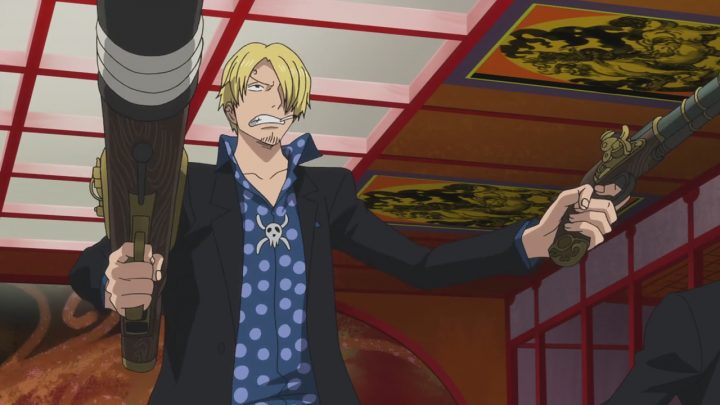 One piece sanji arma pistola