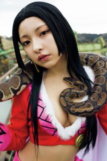 One piece weekly playboy japao cosplay 05 boa hancock