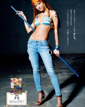 one piece weekly playboy japao cosplay 09 nami