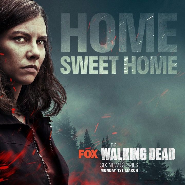 Maggie em pôster do 17º episódio da 10ª temporada de the walking dead (s10e17 - "home sweet home")