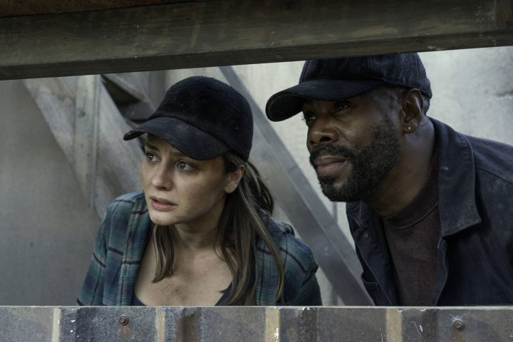 Sherry e victor strand no 10º episódio da 6ª temporada de fear the walking dead (s06e10 - "handle with care").