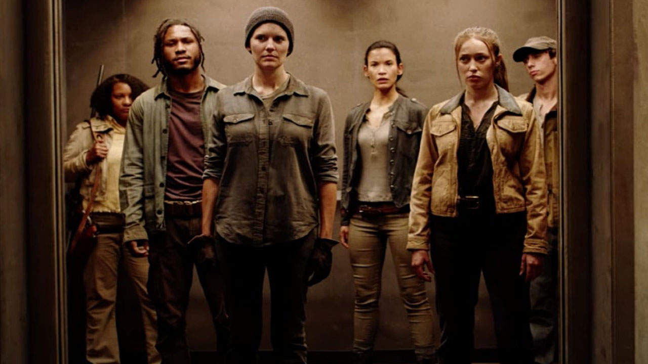Wes, Althea, Luciana e Alicia no 11º episódio da 6ª temporada de Fear The Walking Dead (S06E11 - "The Holding").