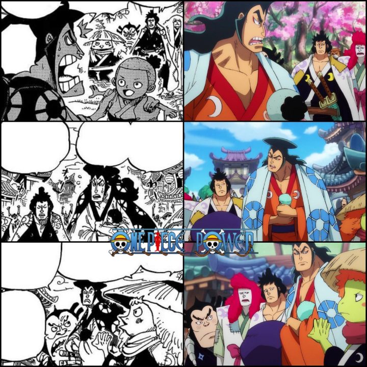 One piece comparacao anime manga episodio 969 capitulo 968 06