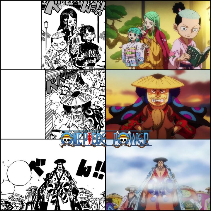 One piece comparacao anime manga episodio 971 capitulo 969 970 06