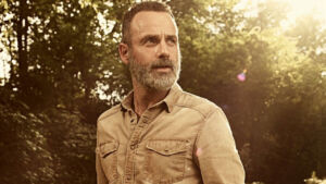 Rick Grimes (Andrew Lincoln) na 9ª temporada de The Walking Dead.