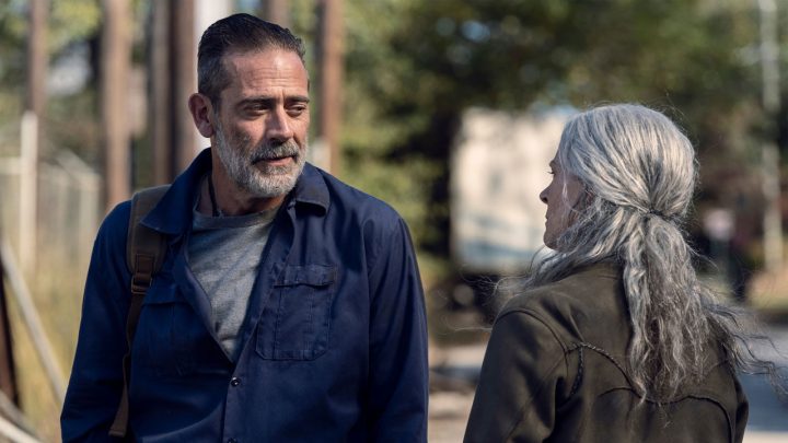 Negan e carol no 22º episódio da 10ª temporada de the walking dead (s10e22 - "here's negan").