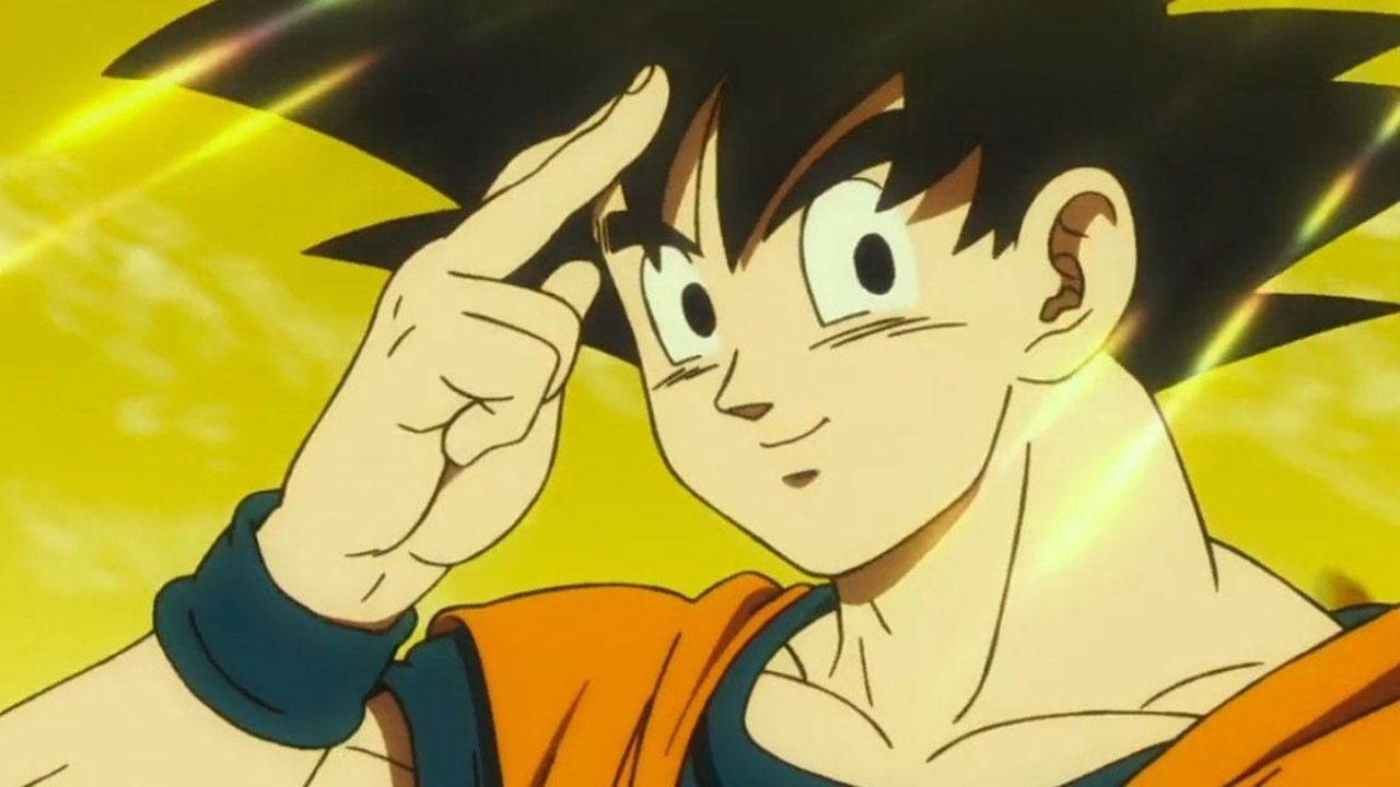 Goku no final do filme Dragon Ball Super: Broly.