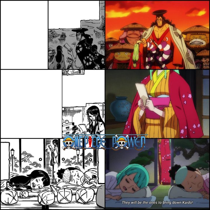 One piece comparacao anime manga episodio 975 capitulos 972 973 01