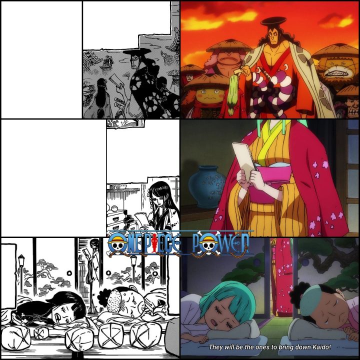 Kirigawa on X: A Toei adaptou 11 páginas do capítulo 991 no episódio 1002  de One Piece!! Imaginei que após o Ep 1000 a Toei começaria a adaptar mais  capítulos por episódio