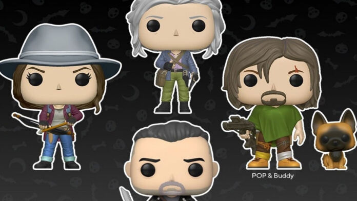 Nova coleção de Funkos da 10ª temporada de The Walking Dead.