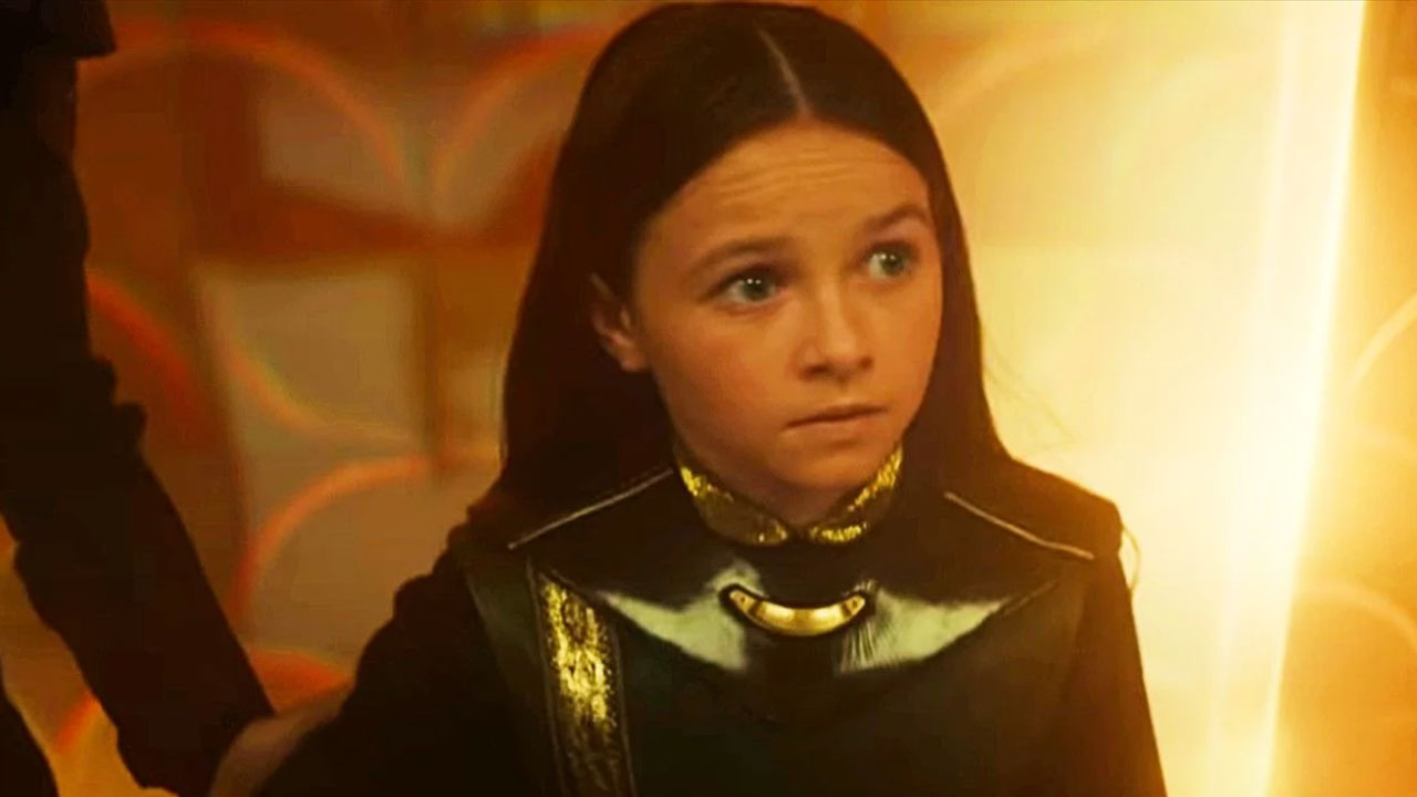 Cailey Fleming como a jovem Sylvie/Lady Loki.