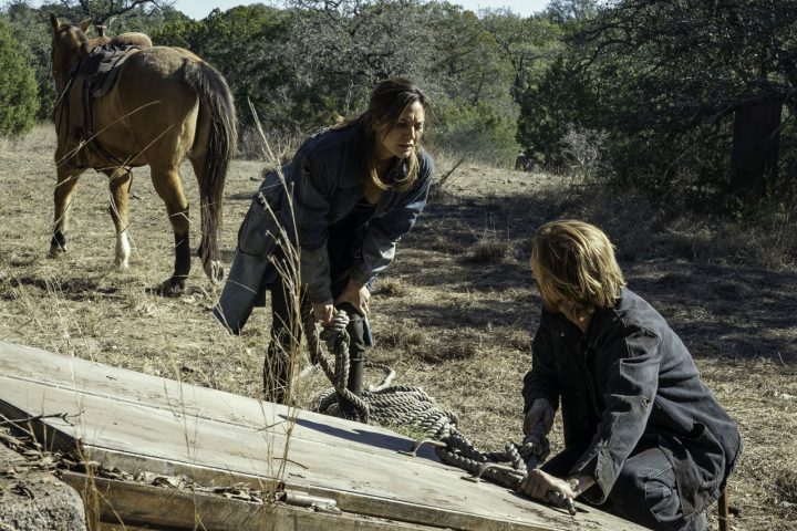 Sherry e dwight no 16º episódio da 6ª temporada de fear the walking dead (s06e16 - "the beginning").