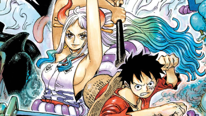 One Piece | Yamato e Luffy, na capa do volume 98 do mangá.