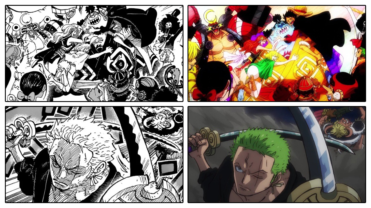 One Piece Comparacao Anime X Manga Do Episodio 981