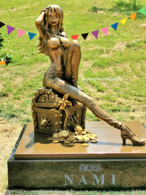 one piece estatua de bronze nami 2
