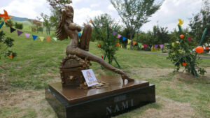 one piece estatua de bronze nami 6