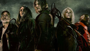 The Walking Dead | Negan, Maggie, Daryl, Carol e Mercer em pôster da 11ª temporada.