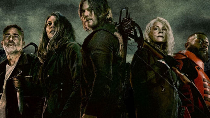 The Walking Dead | Negan, Maggie, Daryl, Carol e Mercer em pôster da 11ª temporada.