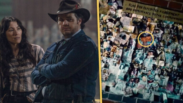 Uma possível mensagem para Yumiko no Mural dos Desaparecidos em Commonwealth, na 11ª temporada de The Walking Dead.