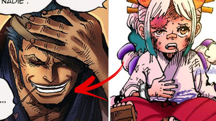 Yamato e Shimotsuki Ushimaru no capítulo 1024 do mangá de One Piece.