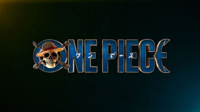 Logo da adaptação live action de One Piece na Netflix.