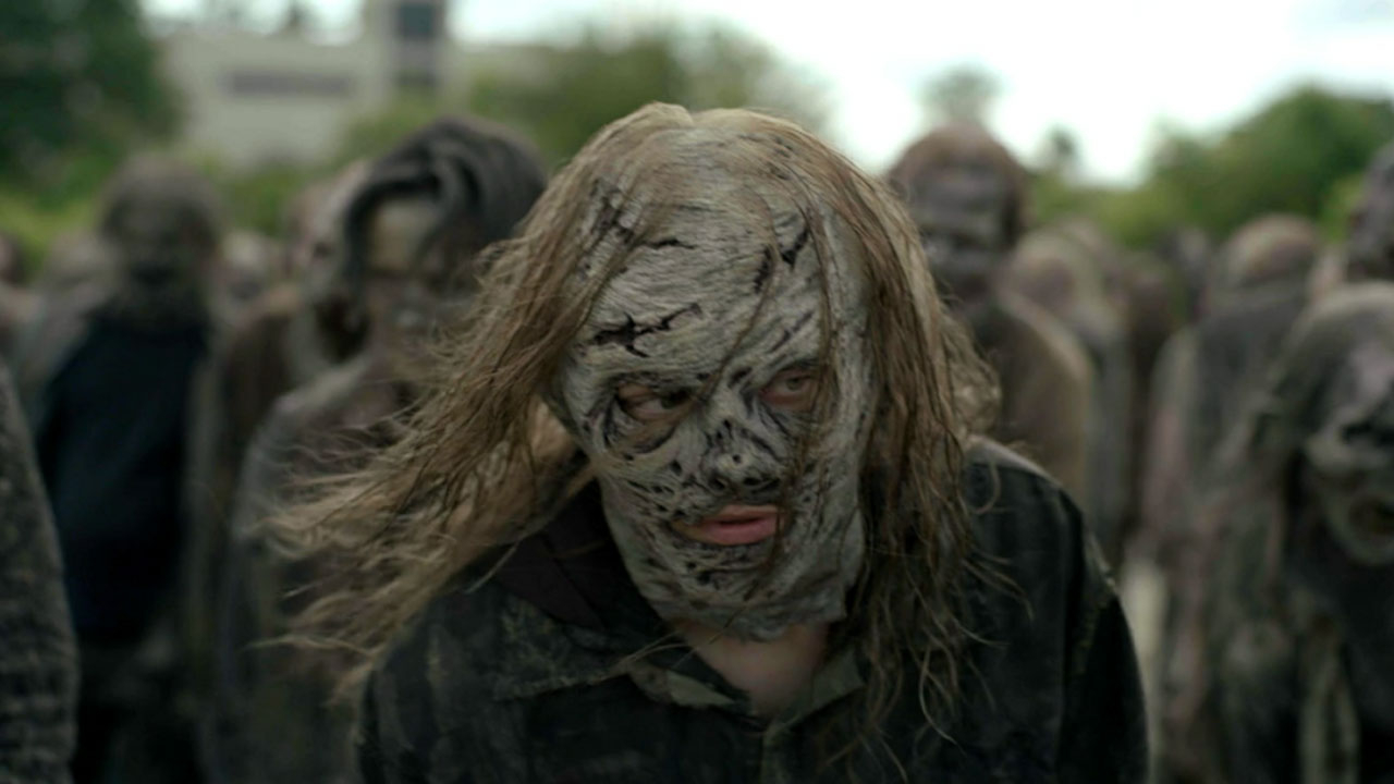 Maggie no 7º episódio da 11ª temporada de The Walking Dead (S11E07 - "Promises Broken").