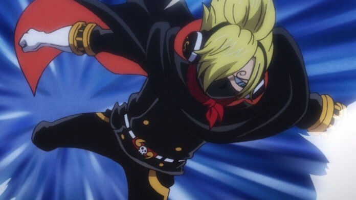 One Piece | Sanji, usando o traje da Germa.