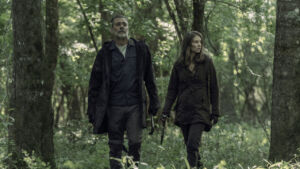 Negan e Maggie no 7º episódio da 11ª temporada de The Walking Dead (S11E07 - 