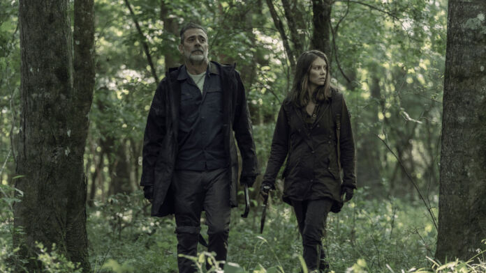 Negan e Maggie no 7º episódio da 11ª temporada de The Walking Dead (S11E07 - 