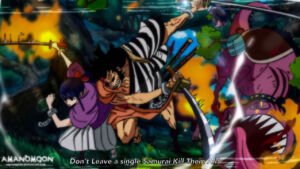 One Piece | Kinemon e Kiku no capítulo 973 do mangá de One Piece. Colorização por @amanomoon.