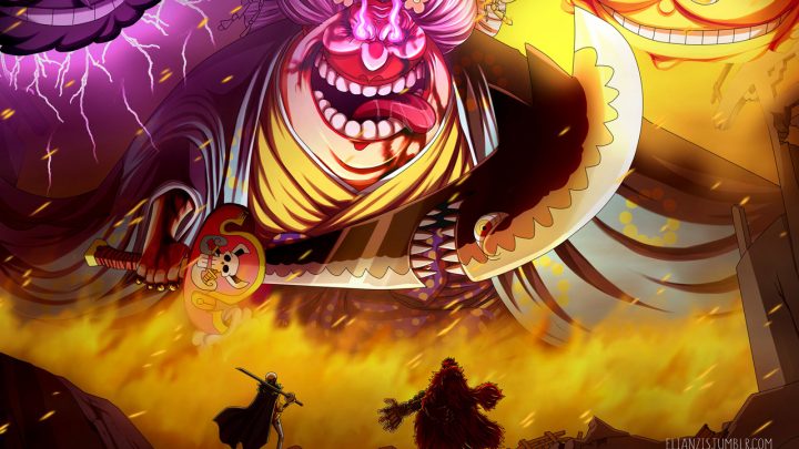 One piece capitulo 1031 big mom kid law fanart elianzis postcover