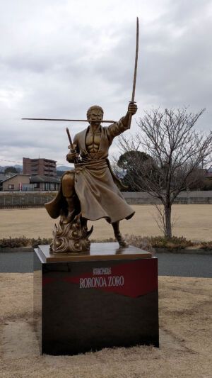 one piece estatua de bronze zoro 05