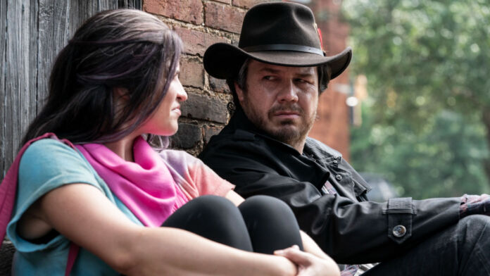 Princesa e Eugene no 11º episódio da 11ª temporada de The Walking Dead (S11E11: 