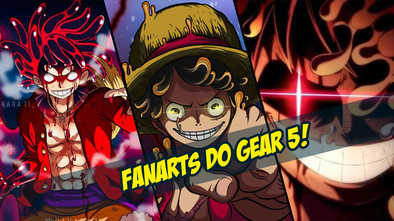 One Piece | Fanarts do Luffy com despertar/Gear 5.