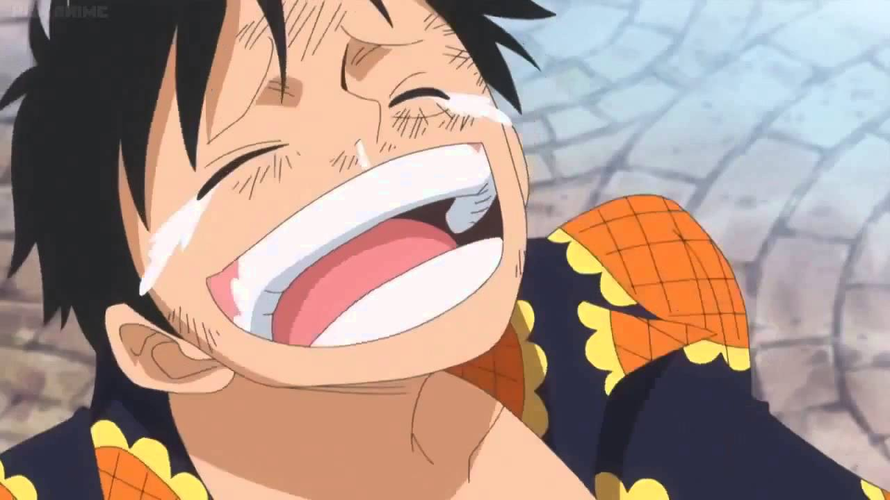 One Piece | Luffy morrendo de rir do Pika, em Dressrosa.
