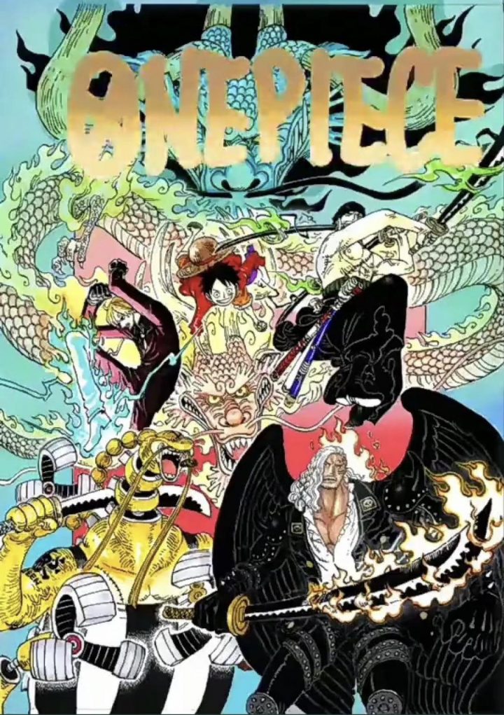 Prévia da capa do volume 102 do mangá de One Piece.