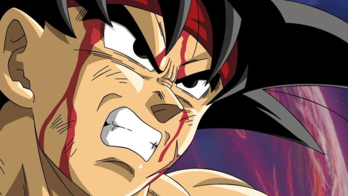 Bardock ensanguentado em Dragon Ball.