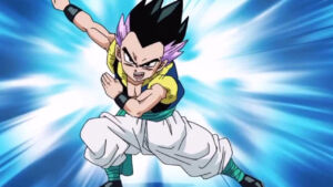 Gotenks em Dragon Ball Z.