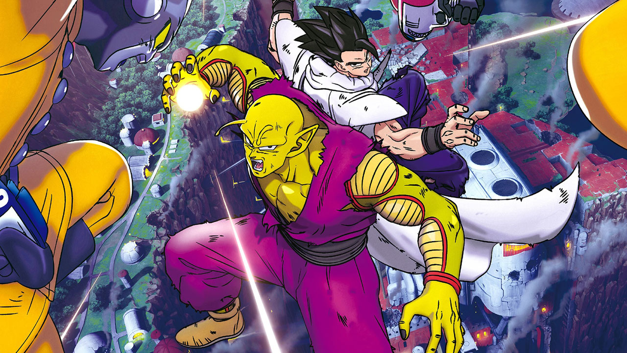 Piccolo e Gohan em pôster do filme Dragon Ball Super: Super Hero.