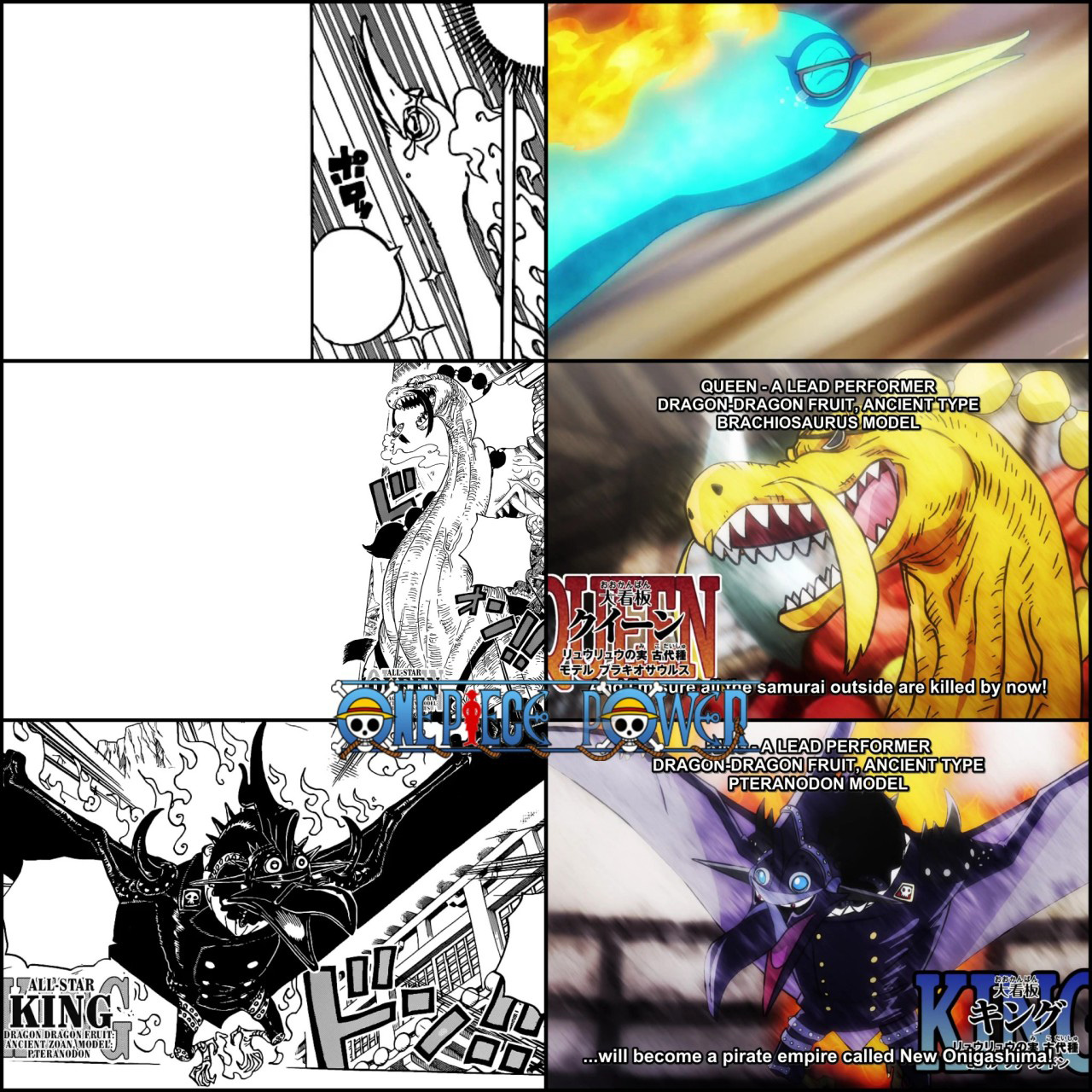 One piece comparacao anime manga episodio 1014 capitulos 999 1000 04