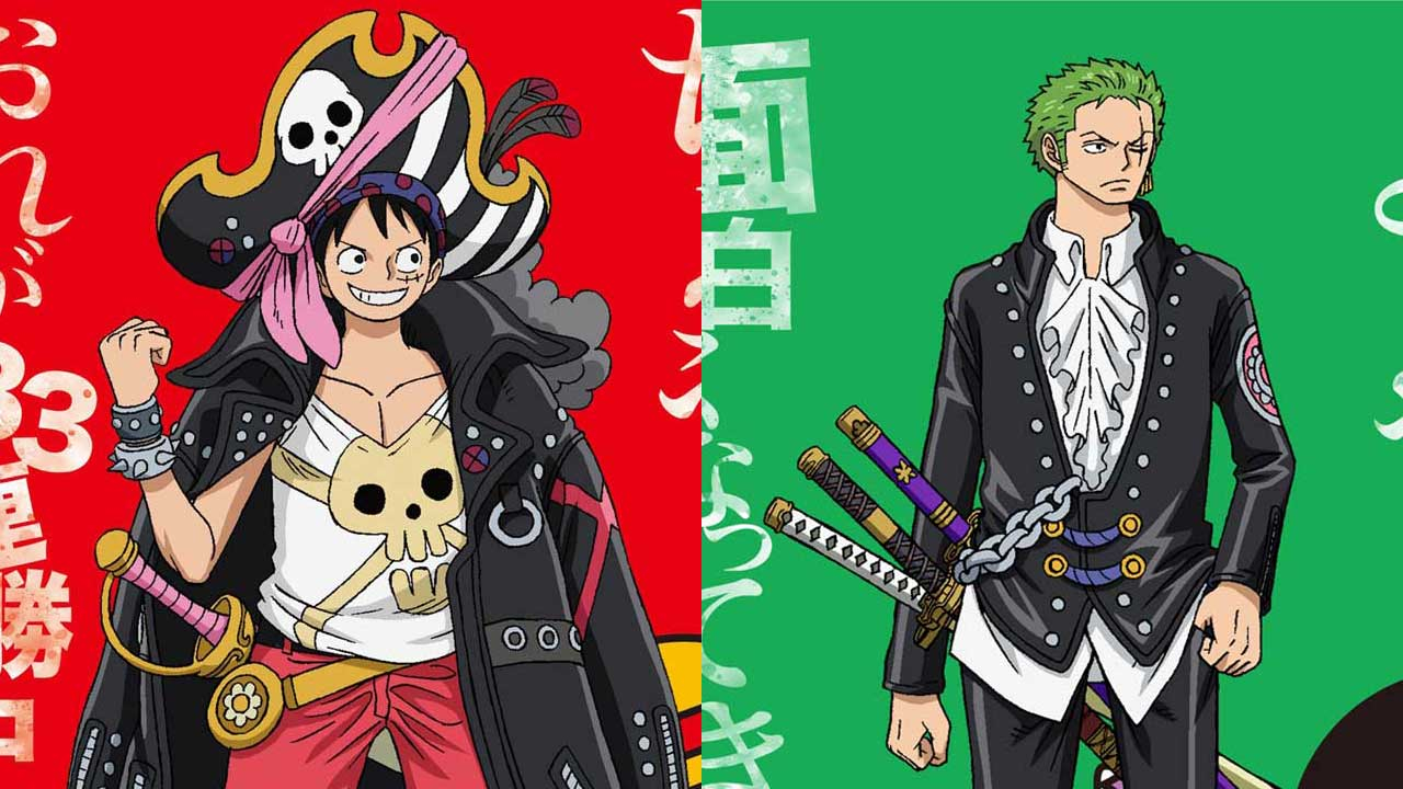 One Piece Film Red  Confira o figurino de Luffy, Zoro, Nami