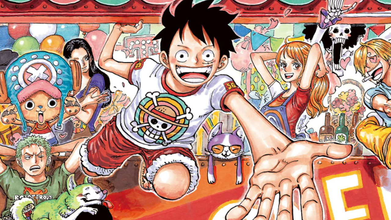 Color spread do capítulo 1045 do mangá de One Piece.