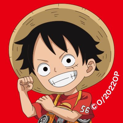 One piece film red chibi icon 01 luffy